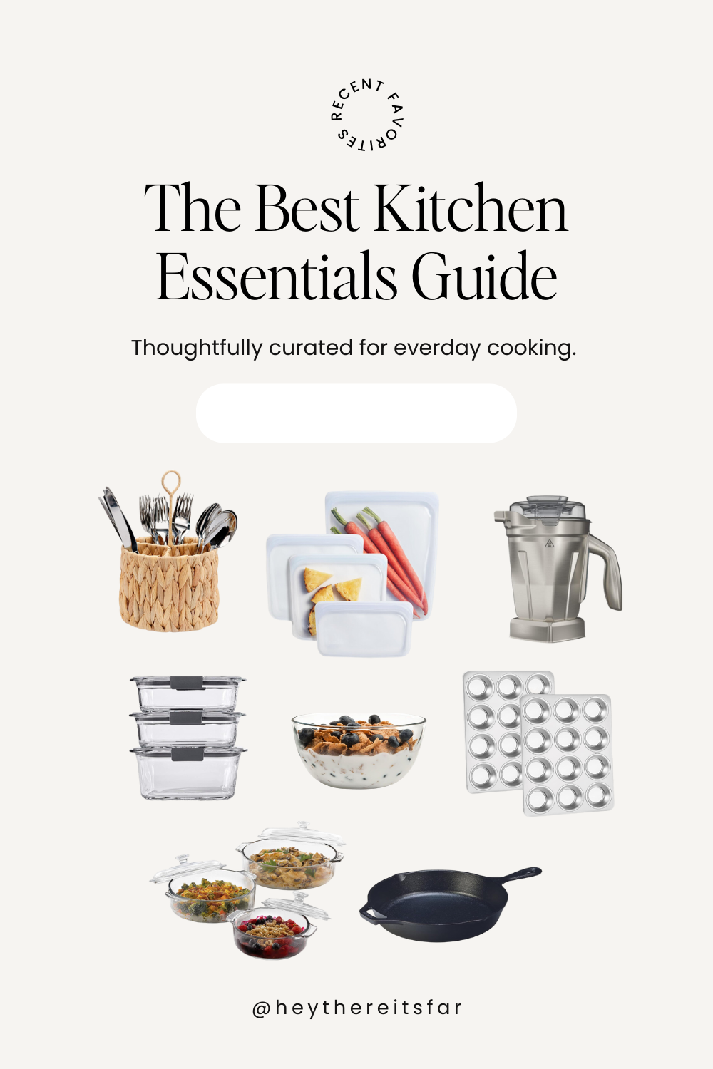 Best Kitchen Essentials. A thoughtfully curated list for everyday cooking.